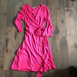 Banana Republic knit wrap dress